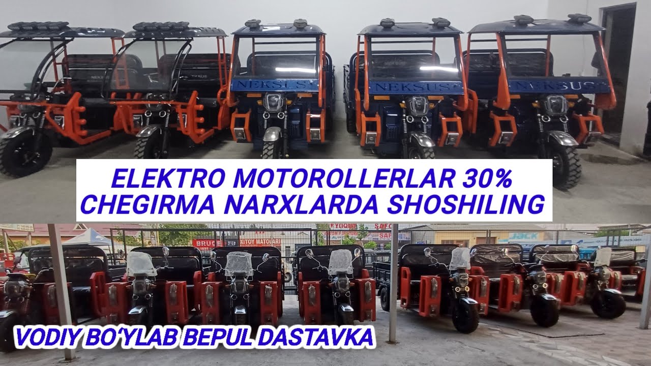 ELEKTRO MOTOROLLER NARXLARI 24.01.2026 