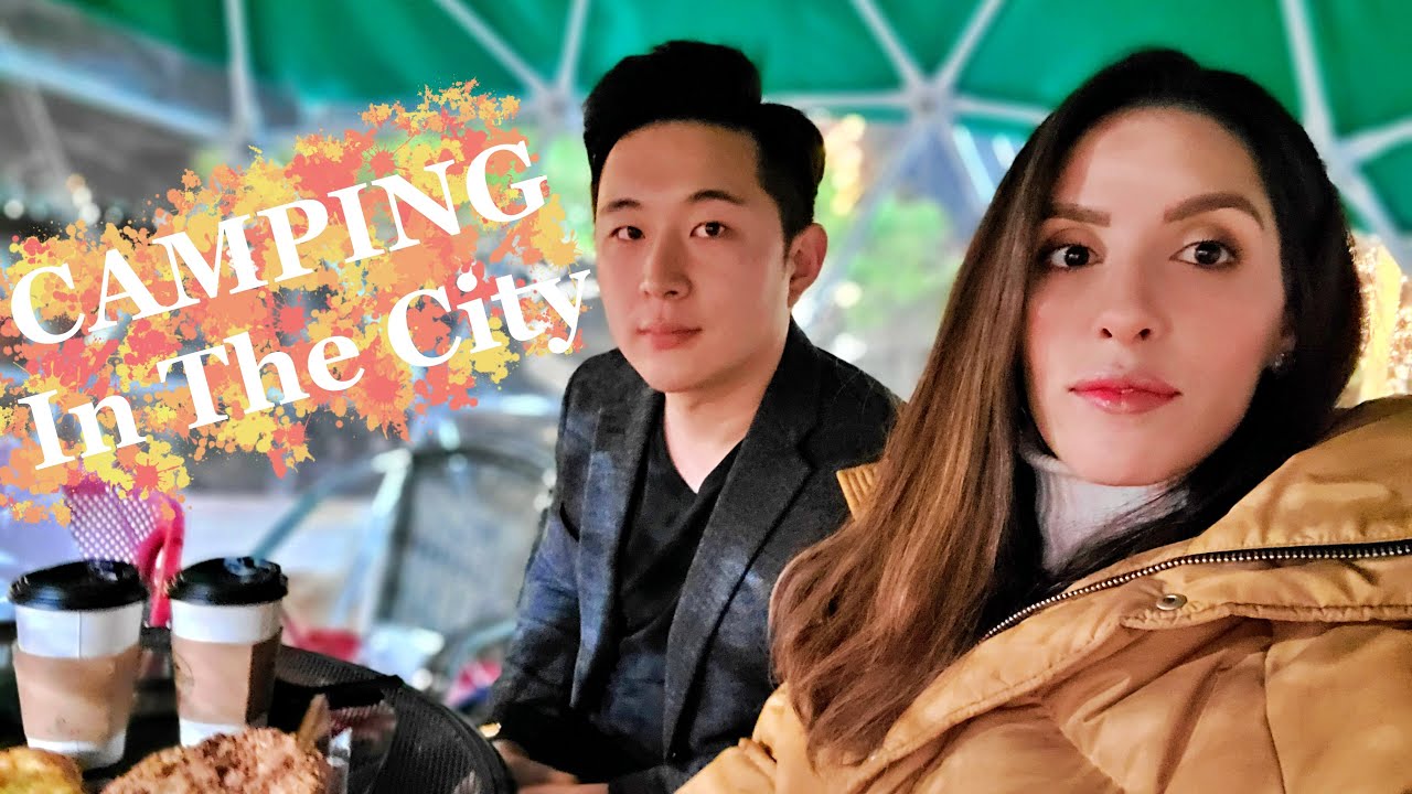 [Tunisian / Korean International Couple ]  A Weekend In Our life | Camping In The City