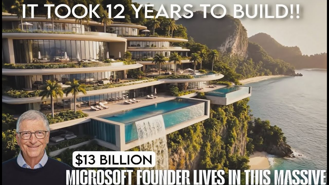 Bill Gates’ $13B Mega Mansion Tour 😱 Built Over 12 Years of Innovation!