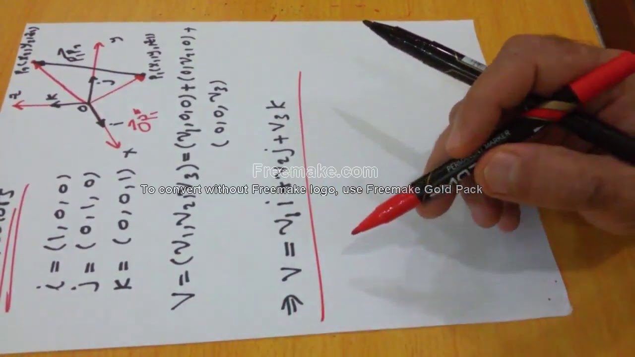 Vectors 5:  Unite Vectors & Midpoint of a line segment   متجه ألواحد و كيفية تحديد نقطة ألمنتصف