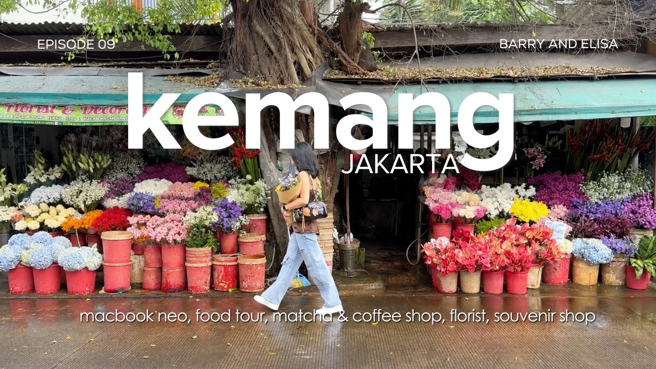 kemang jakarta | MacBook NEO unboxing, food tour, matcha & coffee shop, florist, souvenir shop