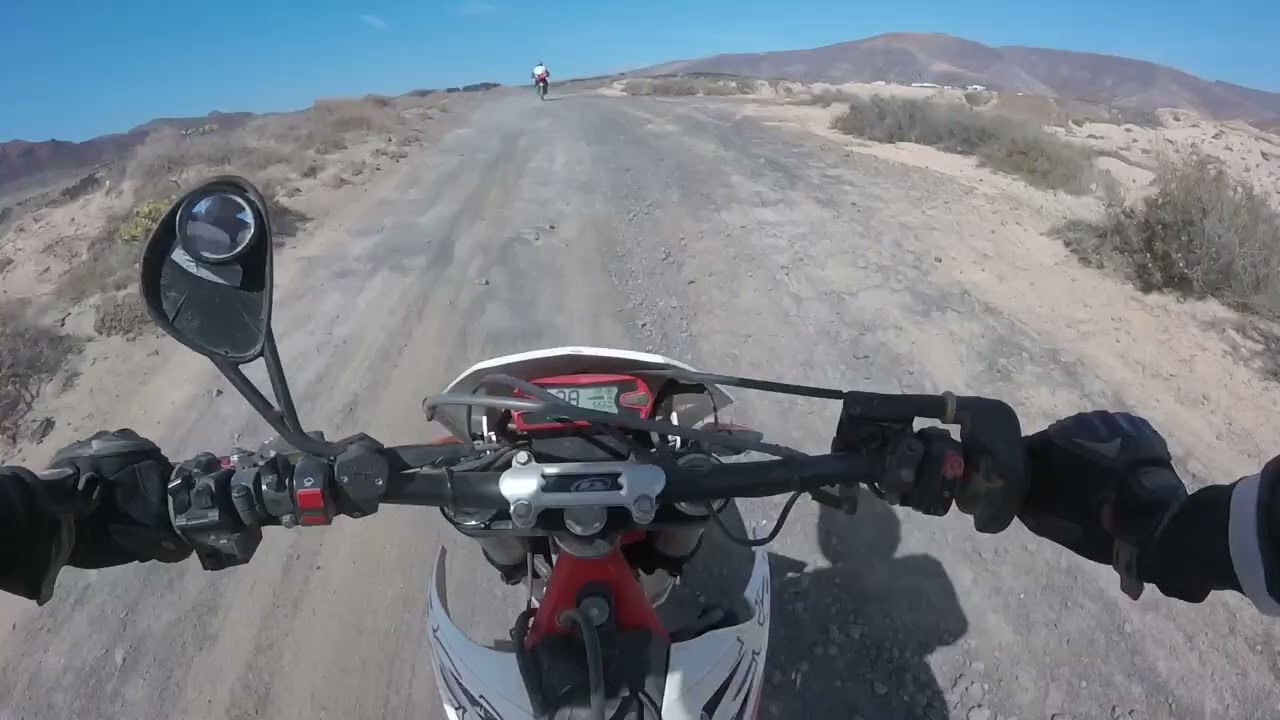 Lanzarote motorcycle enduro tour