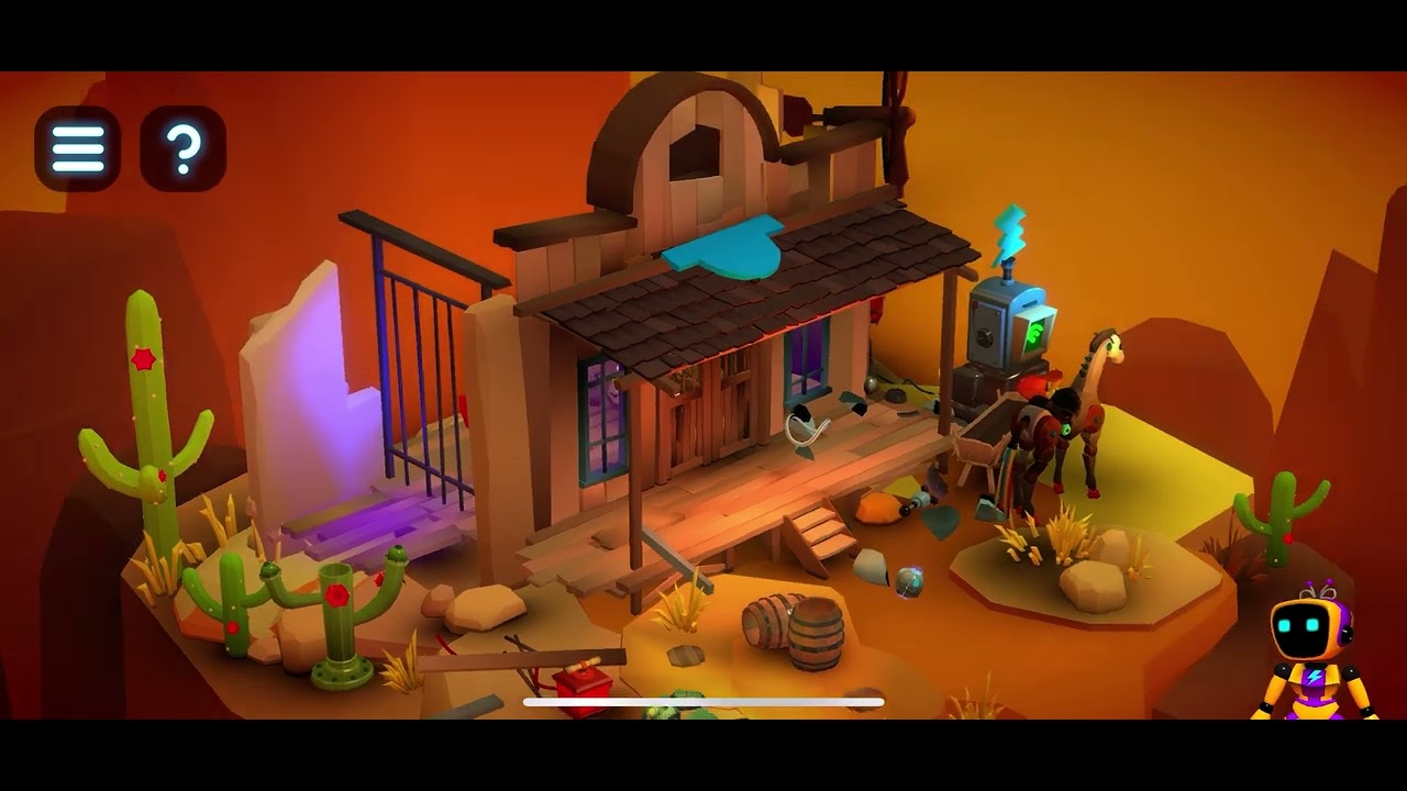 Tiny Robots Portal Escape. Tin Can Tumble. 3 Stars Walkthrough.