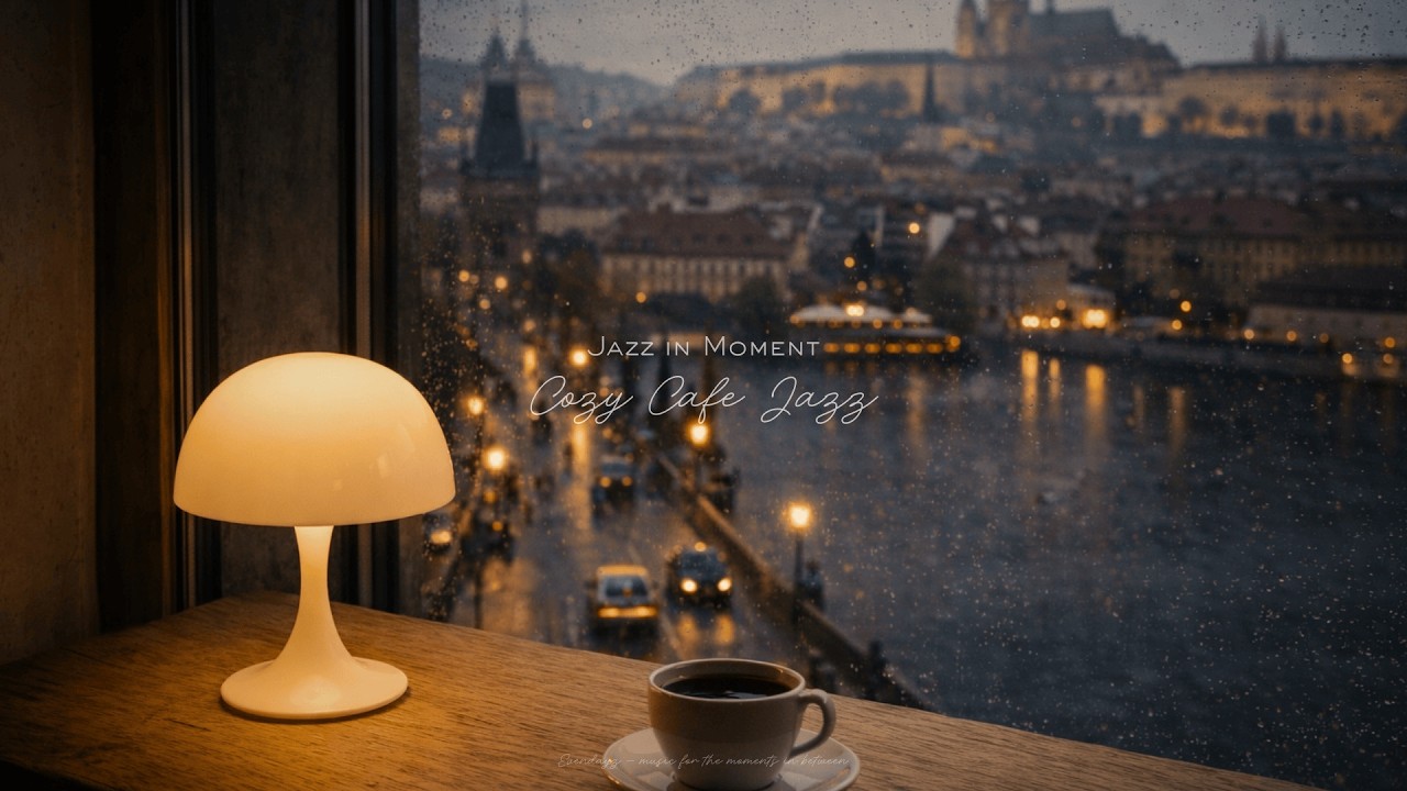 [Playlist] 프라하 카페 창가, 포근한 밤의 재즈 선율 | Prague Late Night Jazz,  Relaxing Rainy Cafe Music