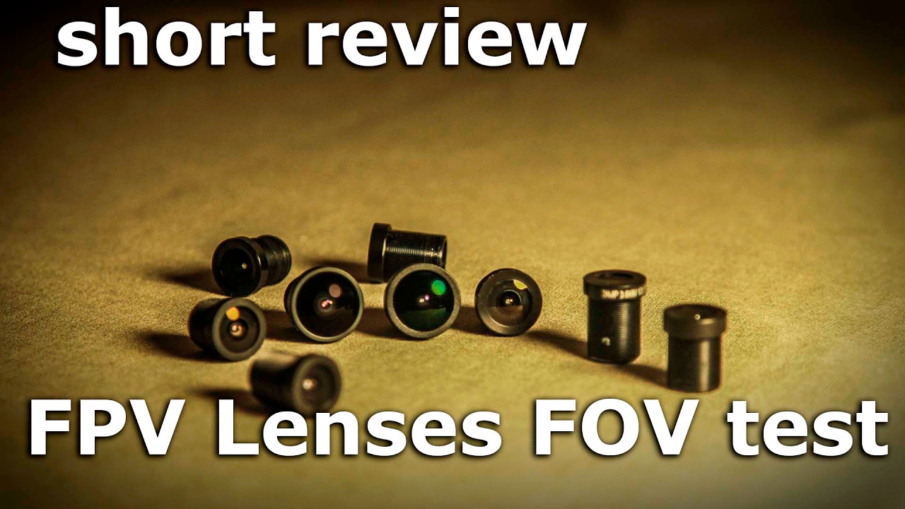 FPV Lens test / Выбор линз для фпв from banggood