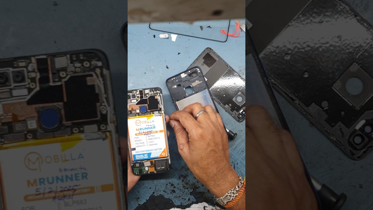 Realme U1 battery replace #shorts #smartphone #worldmobilerepairingcenter