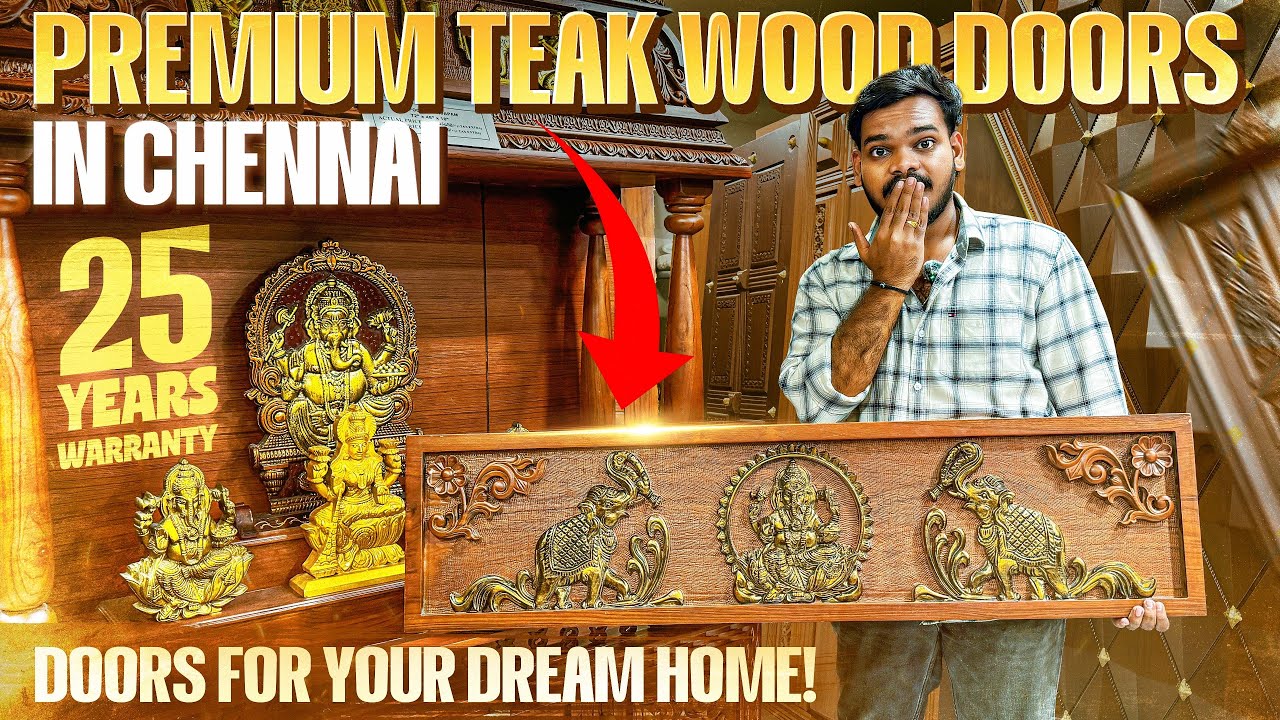 Premium Wooden Doors in Chennai 🔥🤯 | Wood Doors at unbelievable price | Abified