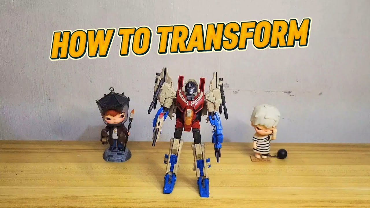 HOW TO TRANSFORM Studio Series Transformers One Starscream