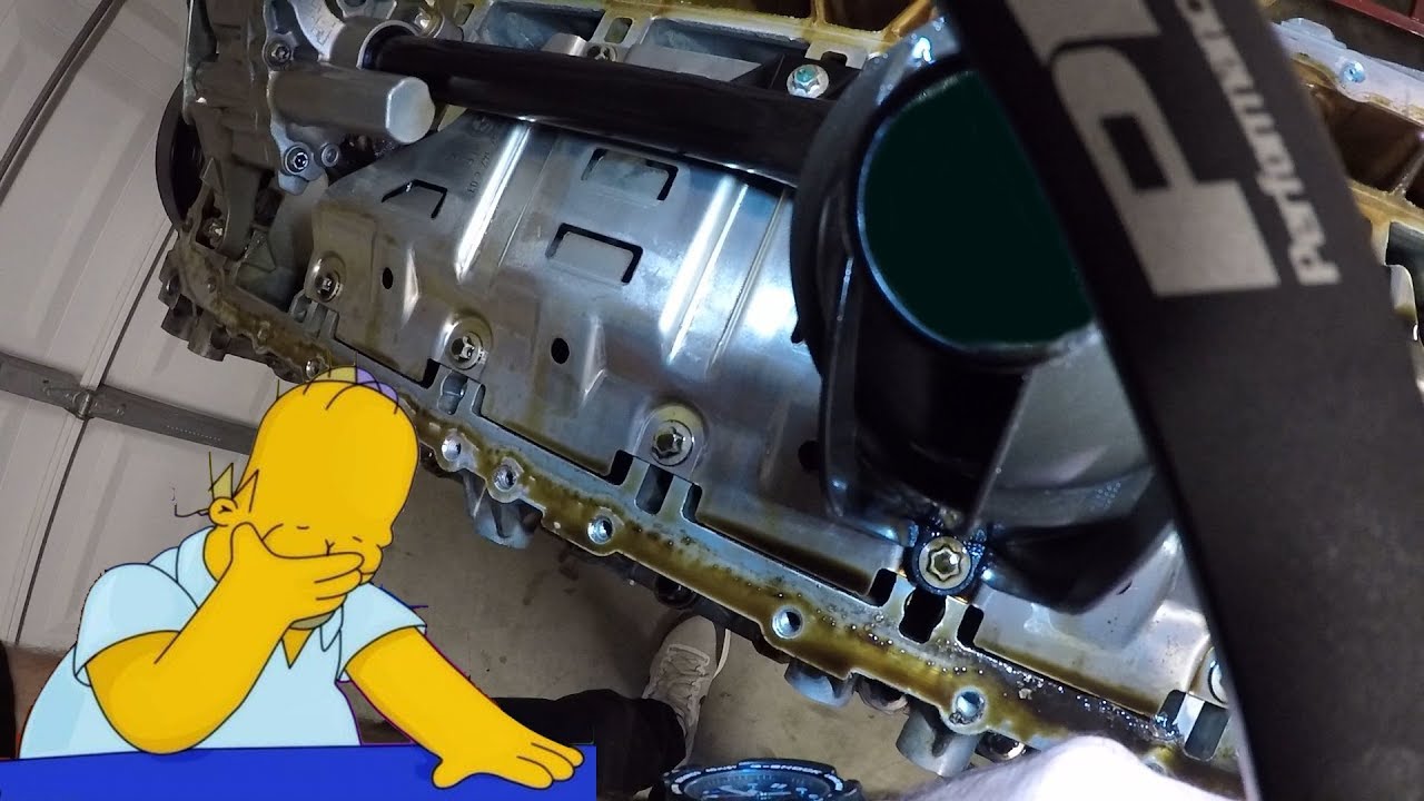 N54 oil pan removal | "spun bearing" (76k miles) | Part 2