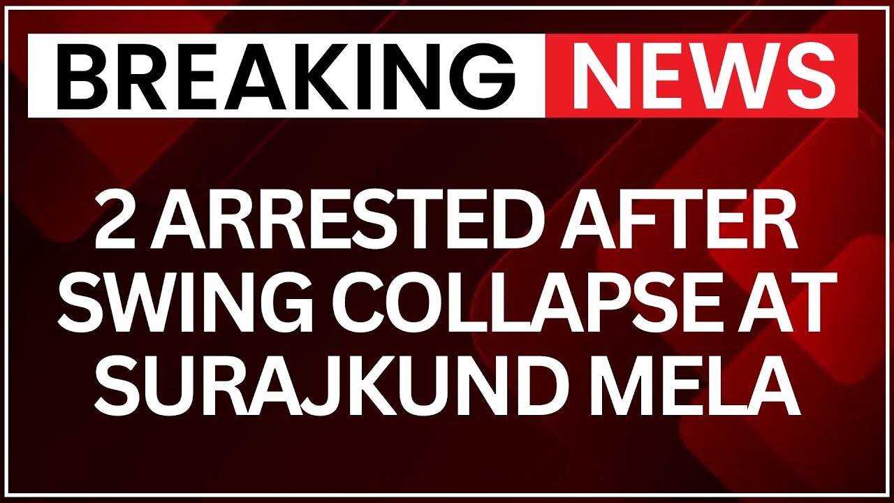 2 Arrested After Swing Collapse at Surajkund Mela, Police Inspector Dies