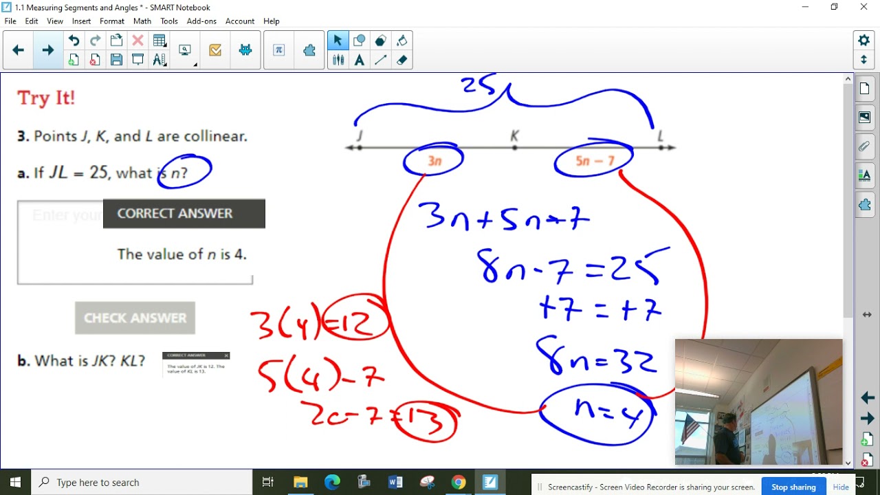Lesson 1 1 Measuring Segments and Angles -Savaas, enVision Geometry