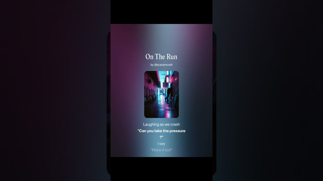 On the Run  - Scaramoosh