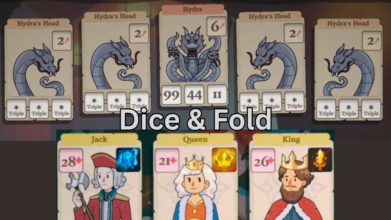 King, Queen, Jack -- Can I Ace Them All in DICE & FOLD?
