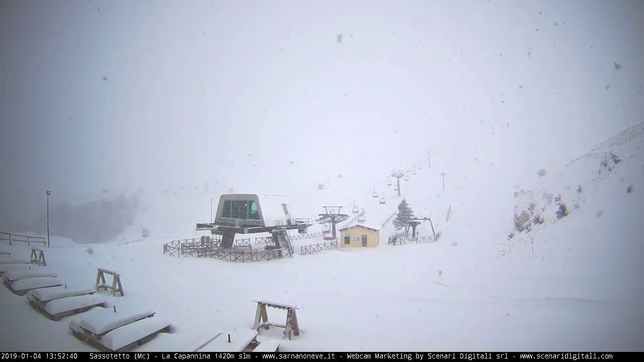 Timelapse Sassotetto, Monti Sibillini - 4 Gennaio 2019