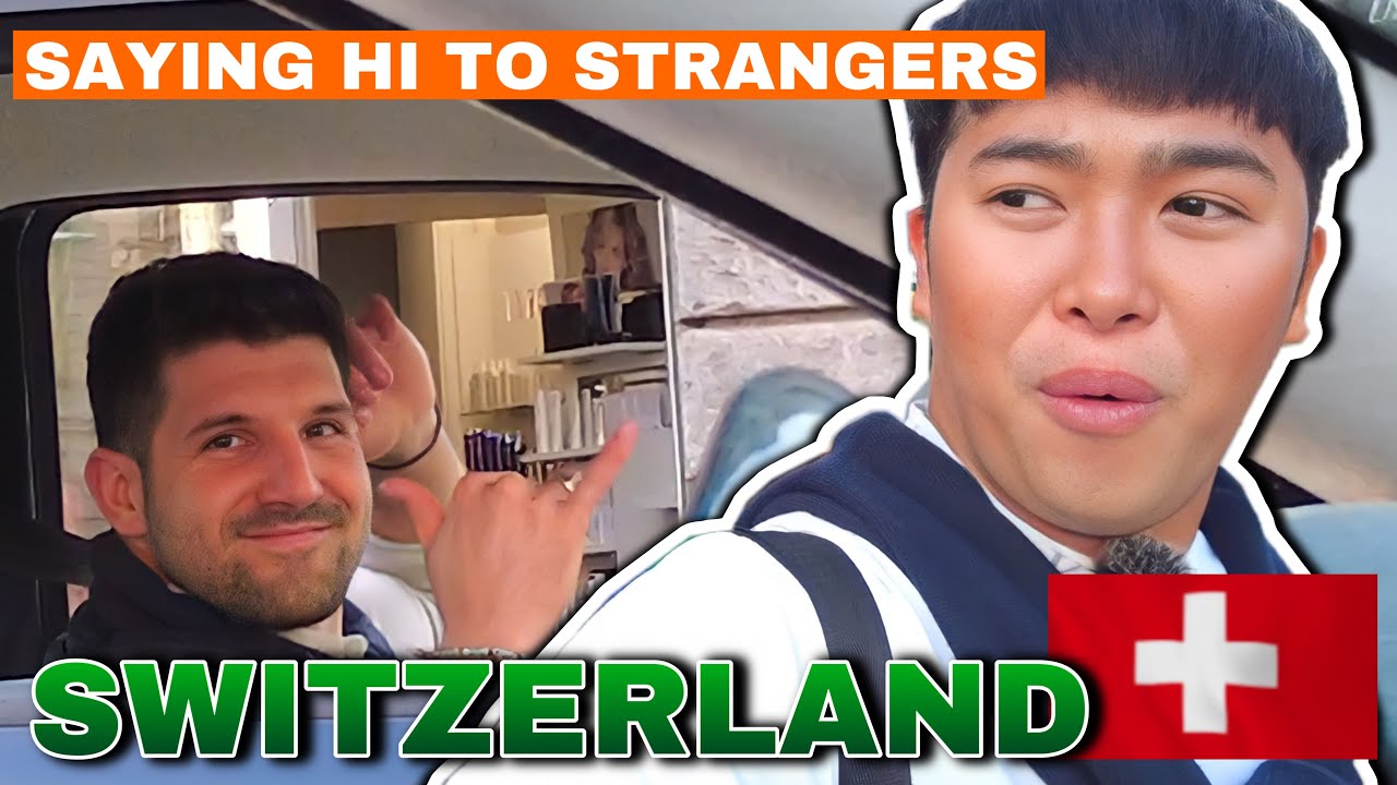 SAYING “HI  HANDSOME” TO STRANGERS IN ZURICH SWITZERLAND 🇨🇭