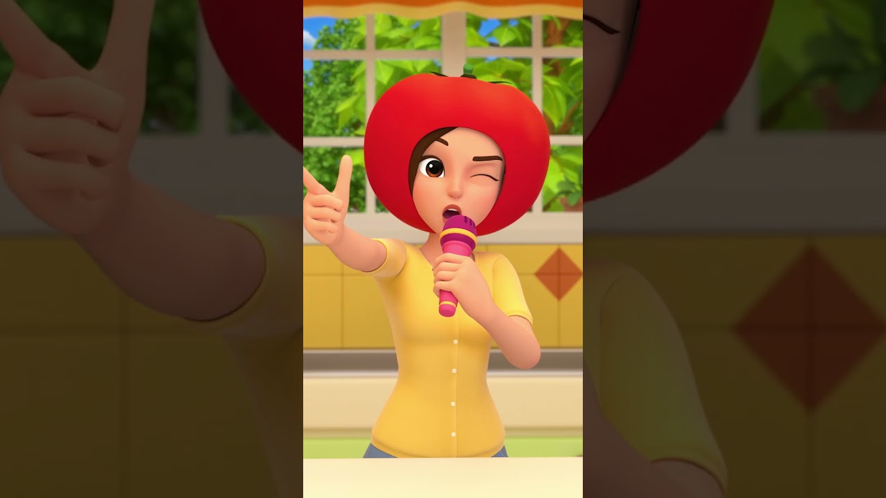 Hola! I'm Tomato 🍅 #bebefinn #shorts #kidssong