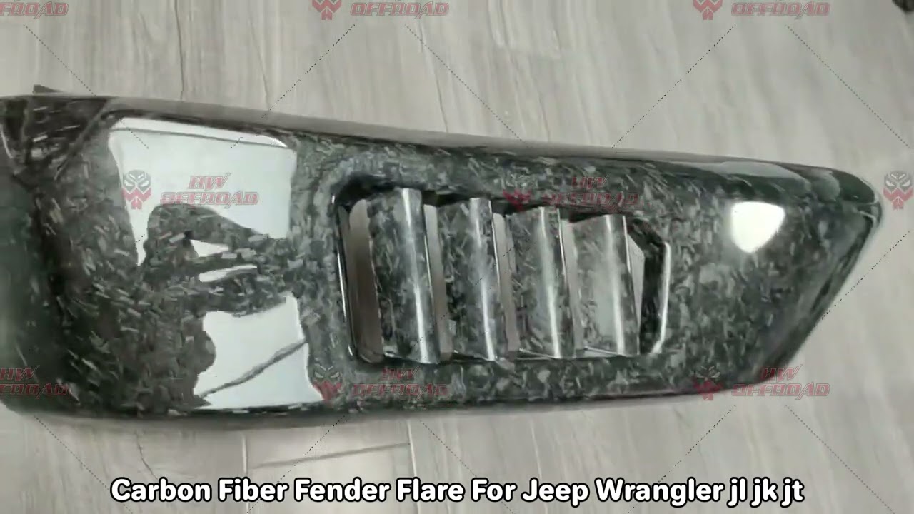 Carbon Fiber Fender Flare For Jeep Wrangler jl jk jt