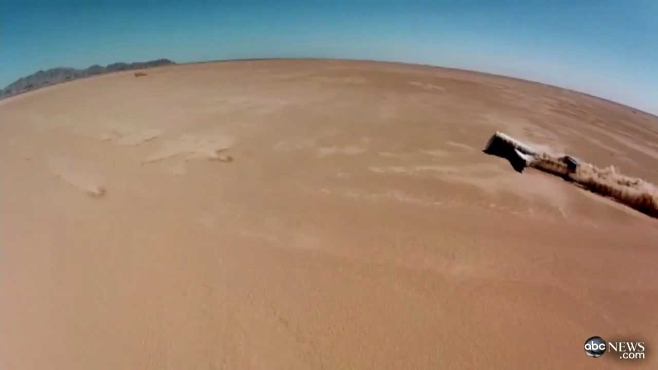 boeing 727 Crash test desert