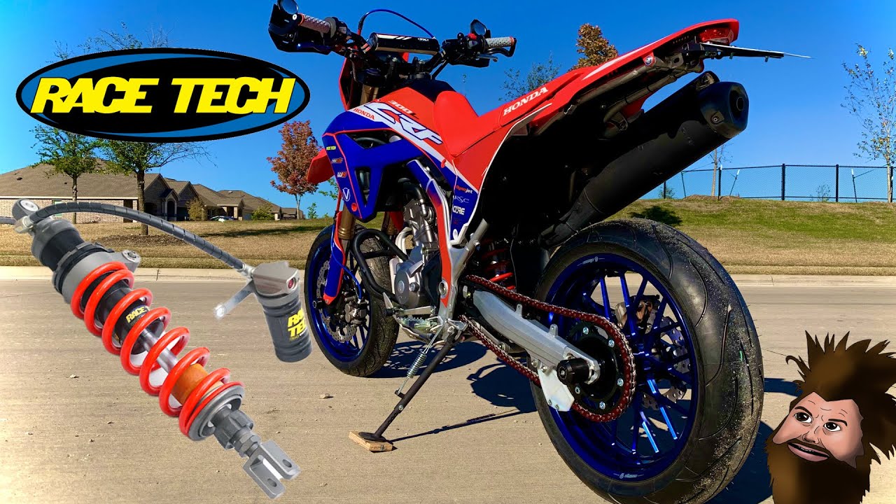 Модернизация подвески CRF300L с помощью специального амортизатора Race Tech G3-S