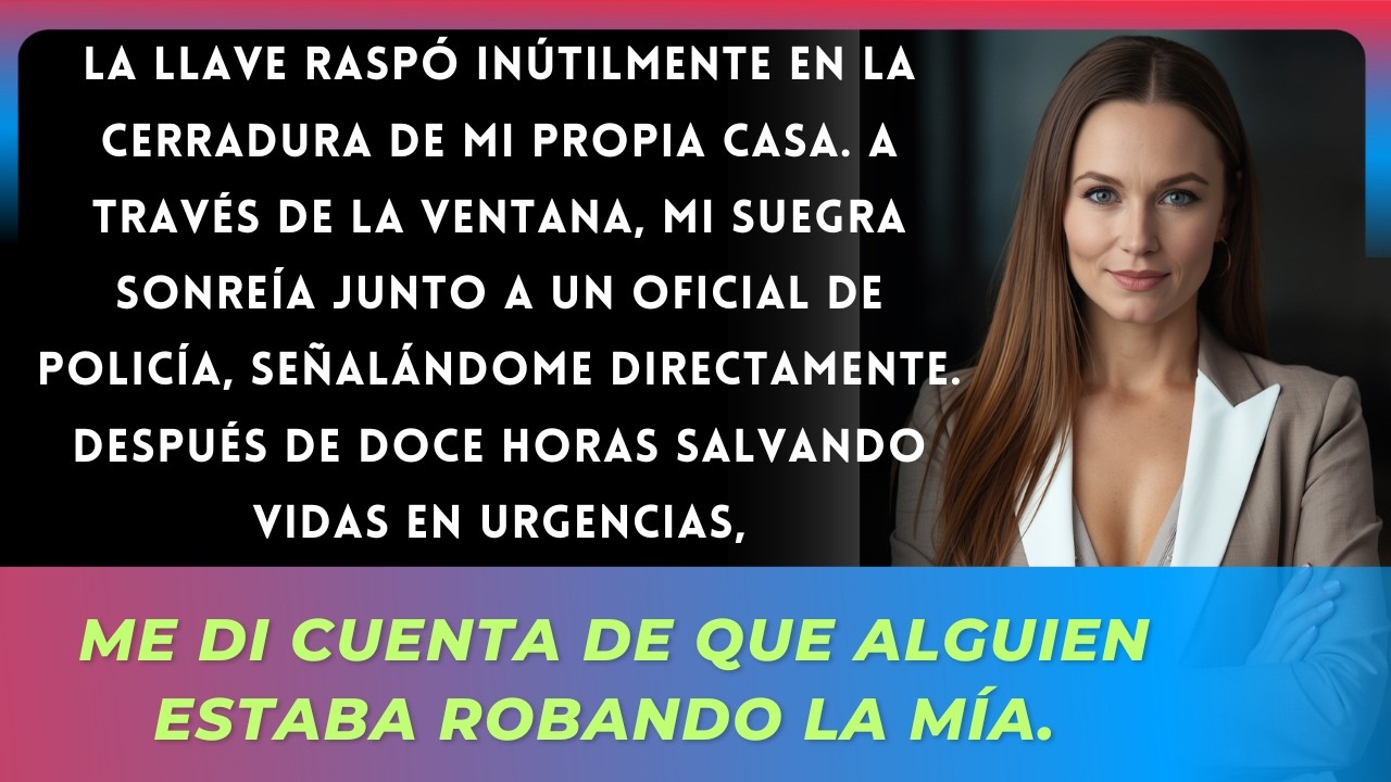 Llegué a casa después de un turno de doce horas en urgencias y descubrí que mi suegra había cambiado