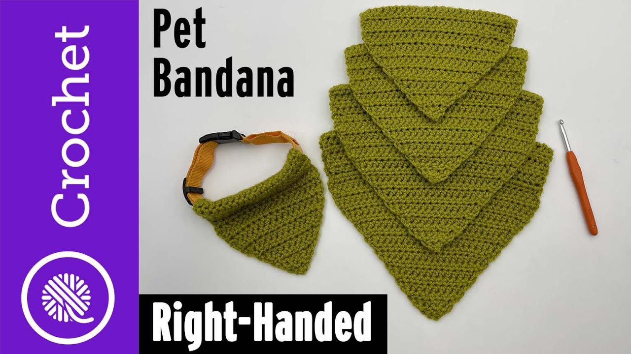 Crochet Pet Bandana