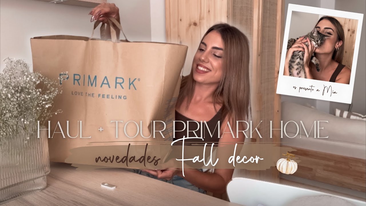 ¡Vuelvo! HAUL OTOÑO PRIMARK🛒| Tour Primark Home| Deco Fall🍁🍂
