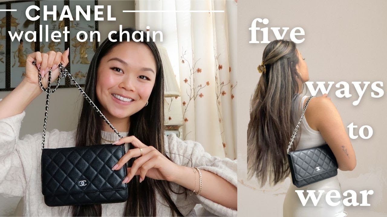 Идеальная универсальная повседневная сумка | Обзор кошелька Chanel на цепочке, 5 способов носить