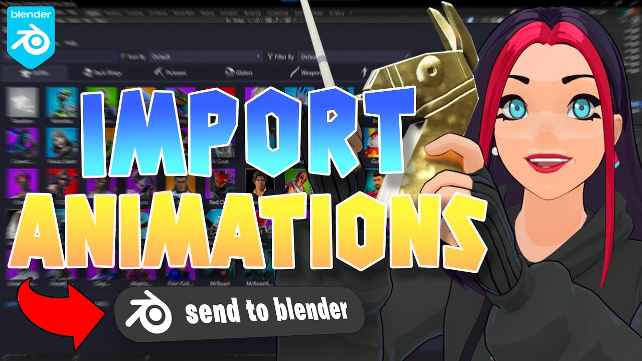 Easily Import Fortnite Animations into Blender in SECONDS