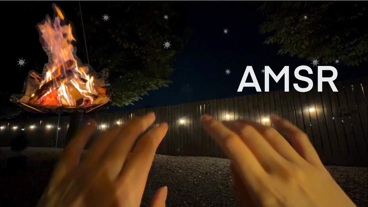 ASMR 밖에서도 팅글 느껴 🌳 tingles in nature
