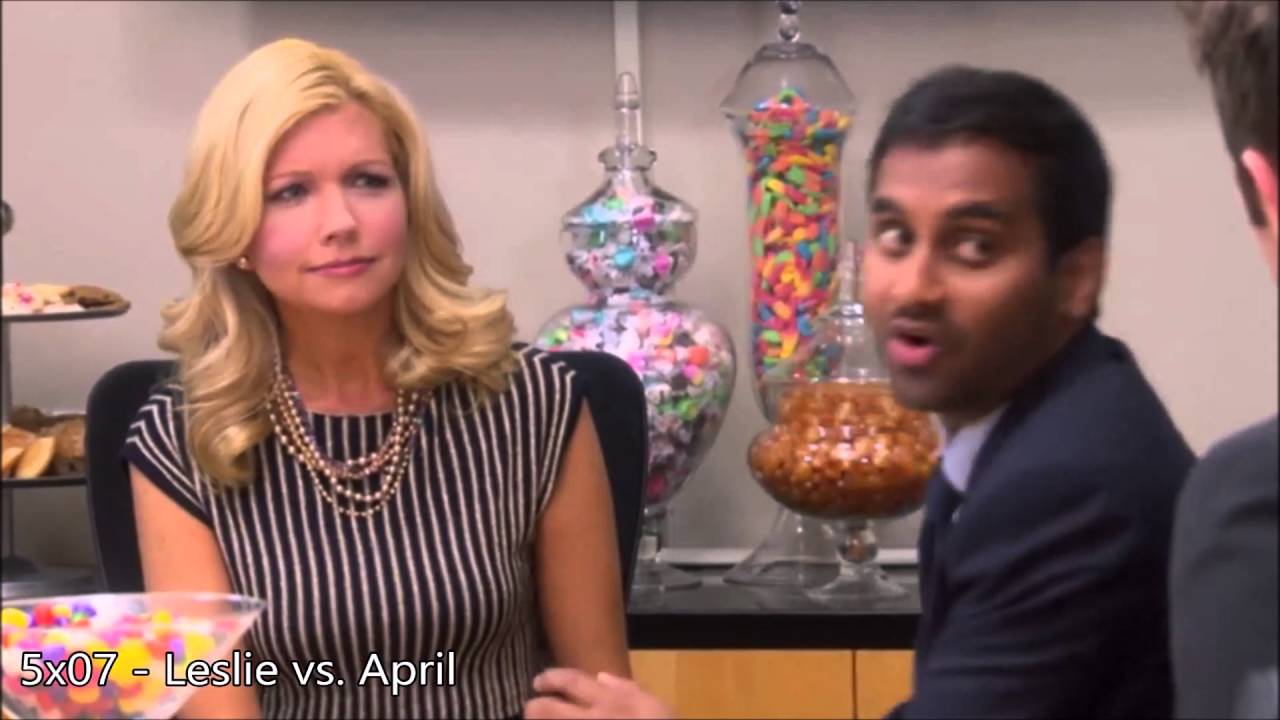 Every single time Ben looks into the camera on Parks & Rec