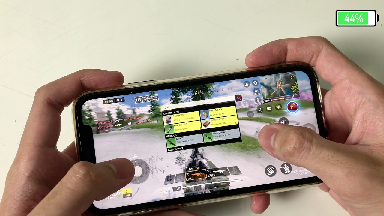 iPhone 11 Test Game Call Of Duty RAM 4GB | Apple A13, Battery Drain Test