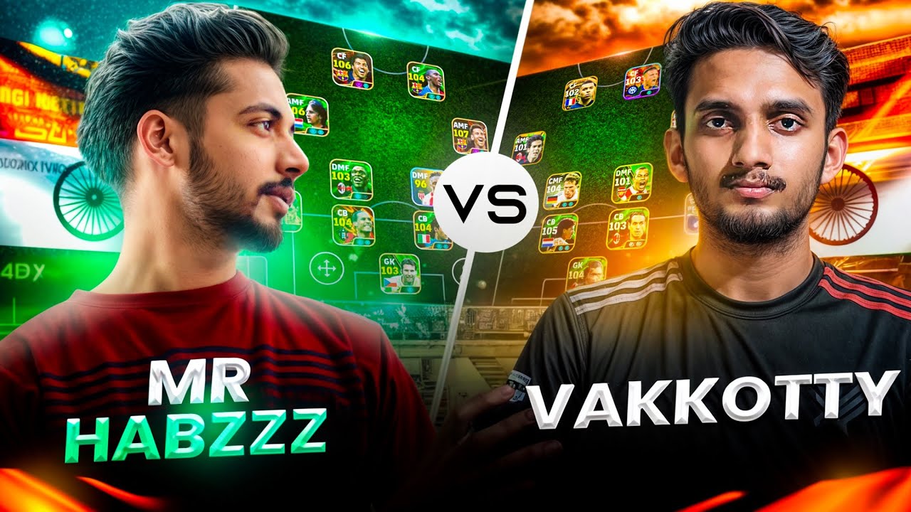 MrHabZzz😎 VS Vakkootty Gaming🔥THE WORLD CALSS PLAYER🥵💥#efootball#pes#efootball2025#freindlymatch