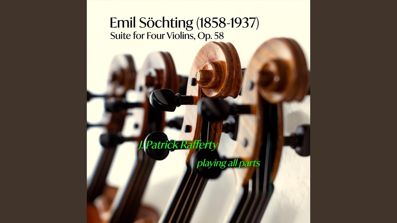 Suite for Four Violins, Op. 58. III. Intermezzo. Allegretto