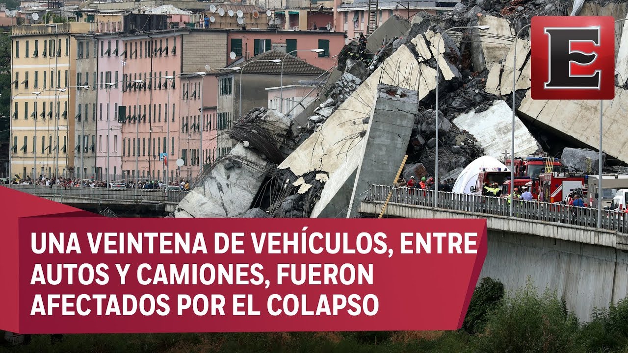 LO ÚLTIMO: Varios muertos en Génova, Italia, por derrumbe de un puente