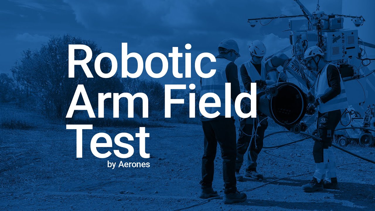 Aerones Robotic Arm Field Test | Wind Turbine Blade Inspection & Repair | EDPR Spain