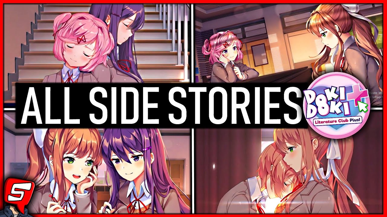 DDLC Plus All Side Stories! Doki Doki Literature Club Plus All Side Stories (DDLC+ Monika & Sayori)