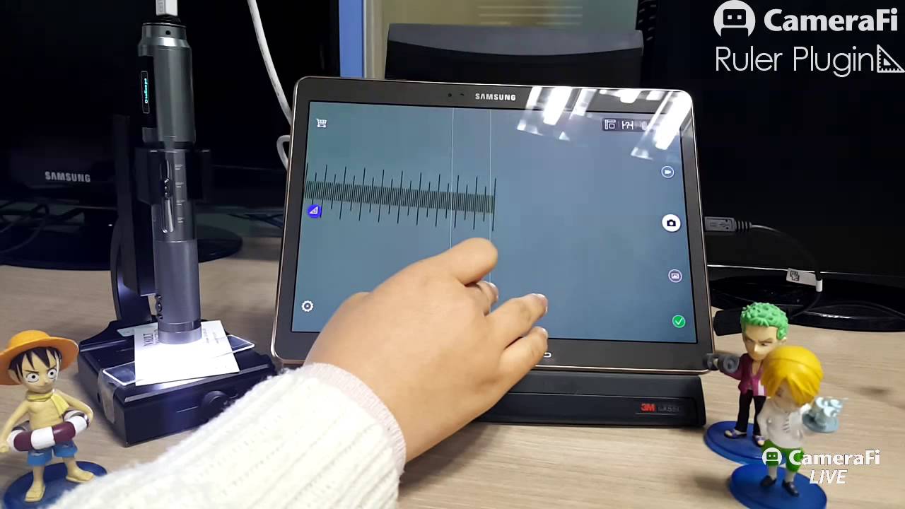 CameraFi Ruler Plugin's  broadcast with CameraFi Live