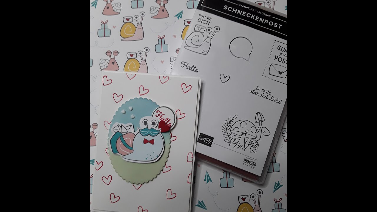 Karte Schneckenpost aus der Produktreihe Schneckenpost