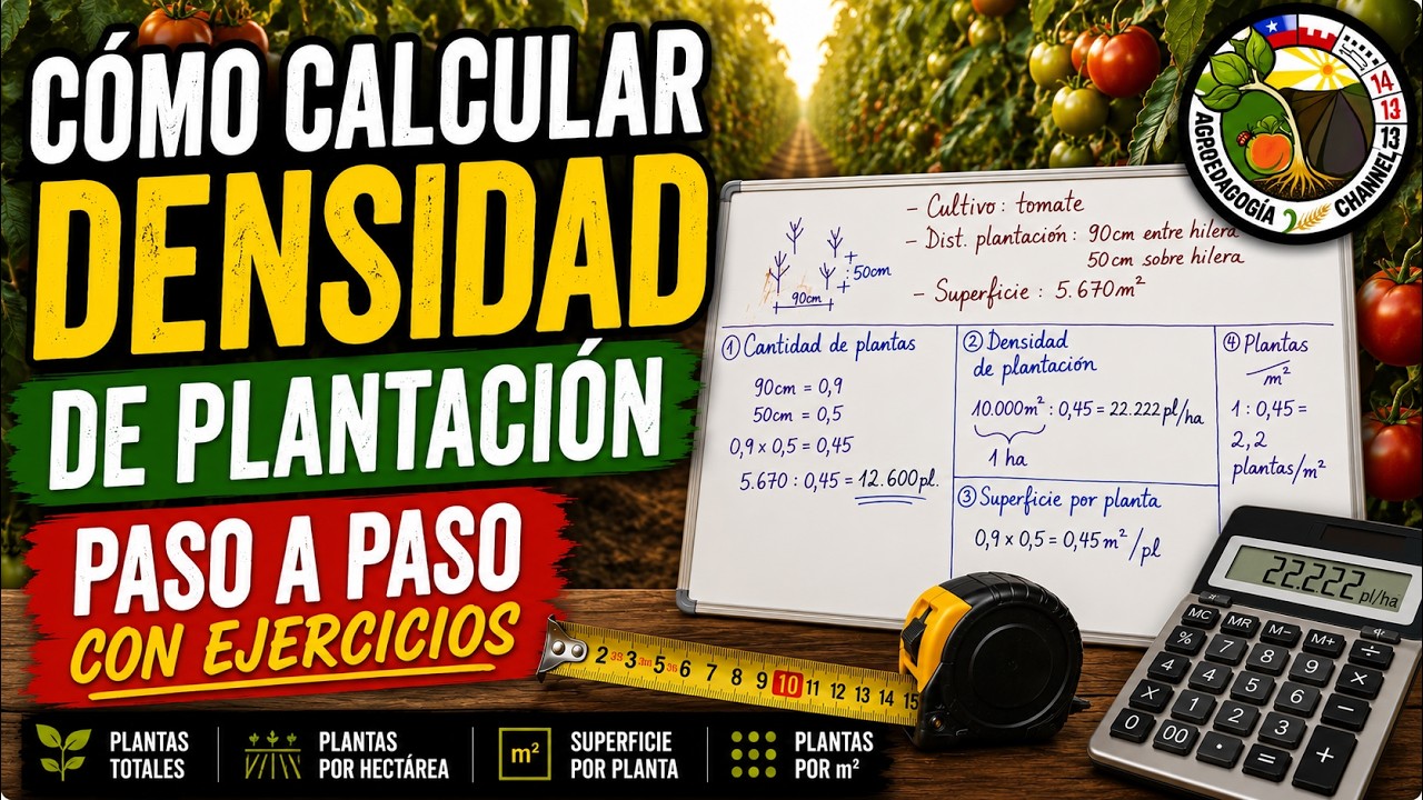 Cómo calcular la densidad y cantidad de plantas en tu cultivo de tomate – ¡Paso a Paso!