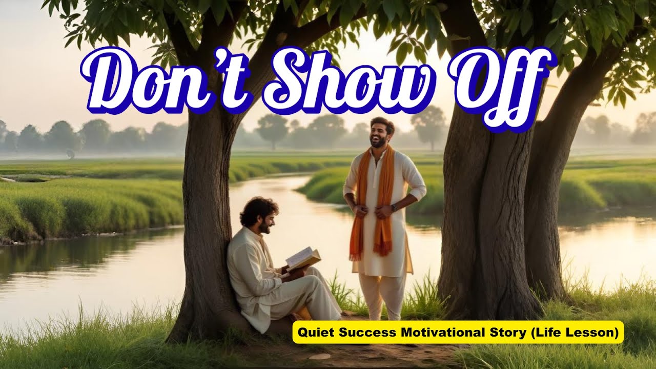 Don&rsquo;t Show Off | Motivational Story on Quiet Success & Humility