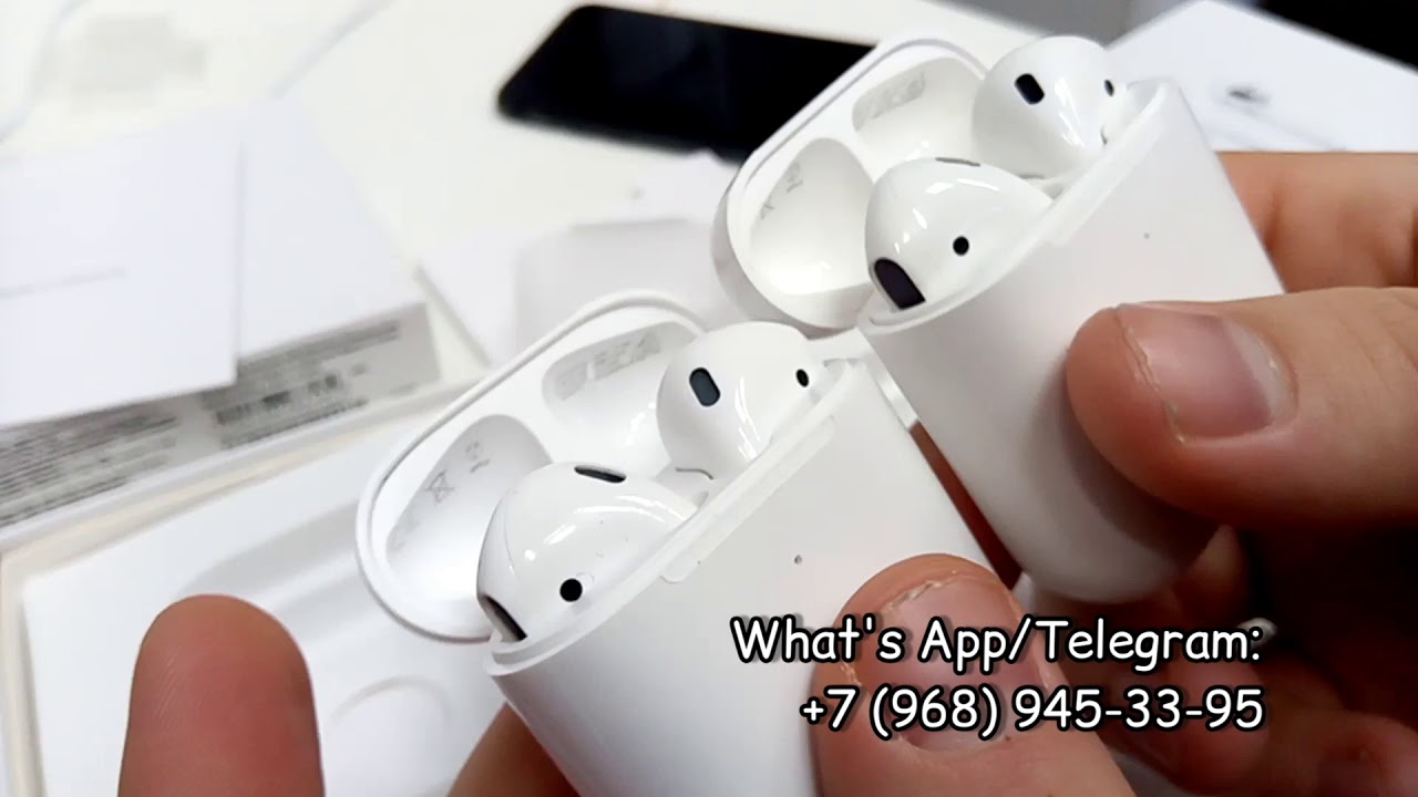 ОБЗОР AIR PODS 2 НИЗКОГО КАЧЕСТВА И AIR PODS 2 ХОРОШЕГО КАЧЕСТВА. ТОВАРНЫЙ БИЗНЕС 2021. ТЯК МОСКВА.