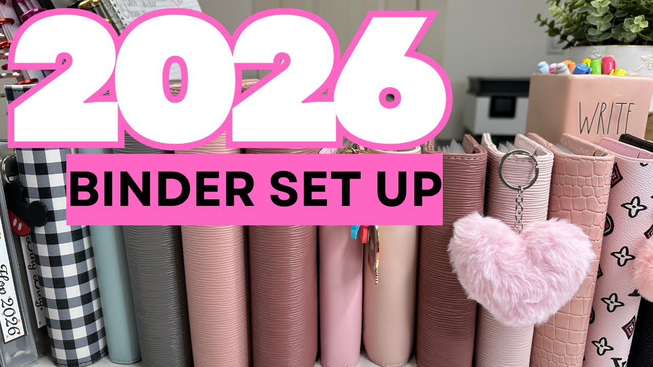 2026 Binder Set Up | Savings Challenges | Sinking Funds | Budgeting