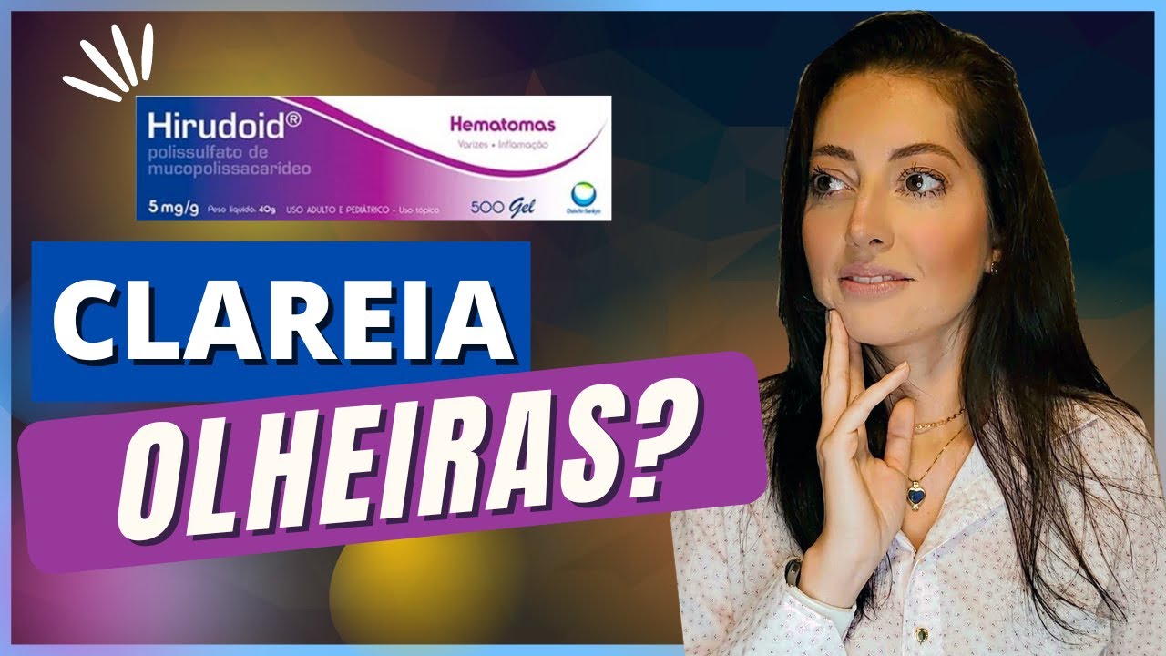 Receita Caseira com Pomada Hirudoid para Clarear Olheiras Roxas