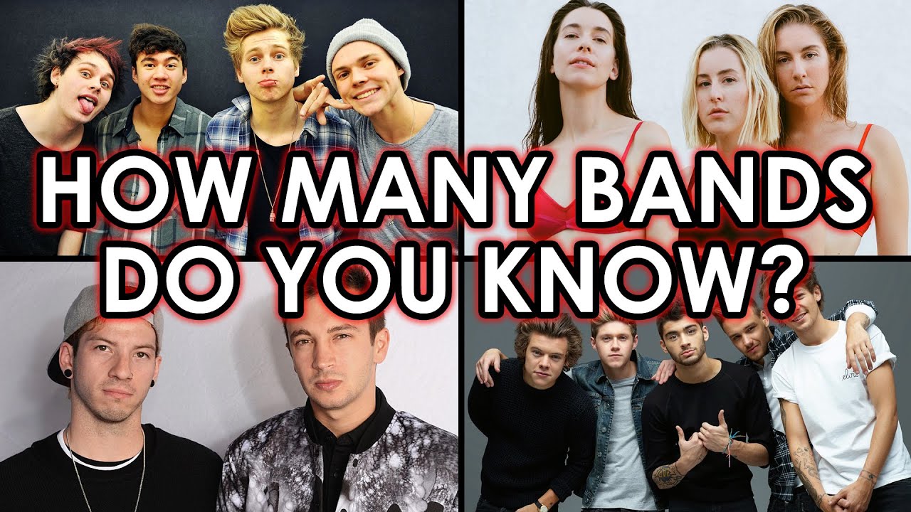 How Many Music Bands Do You Know?