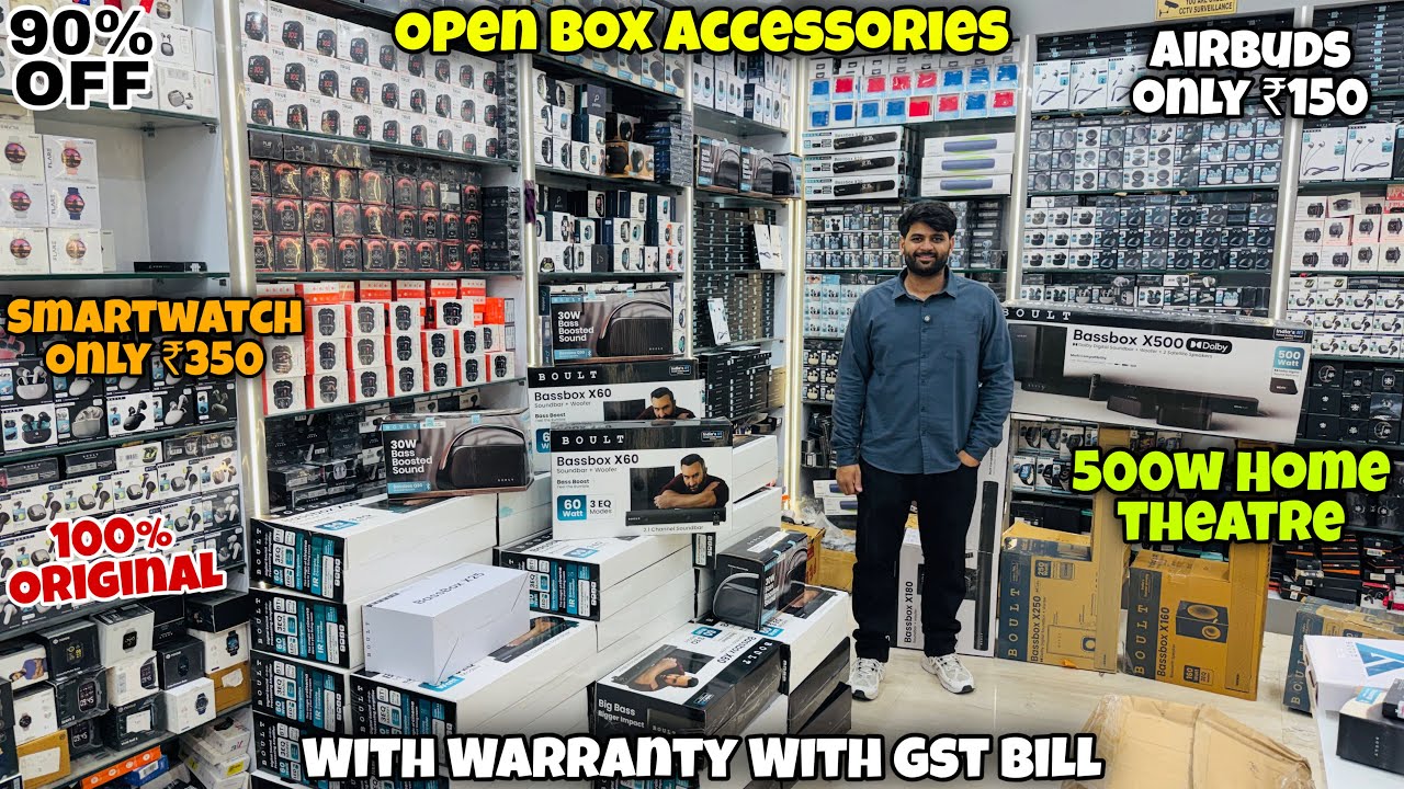 Open Box Accessories|With Warranty With Gst bill| 90% Off| Airbuds Only ₹150 | Dl84vlogs 