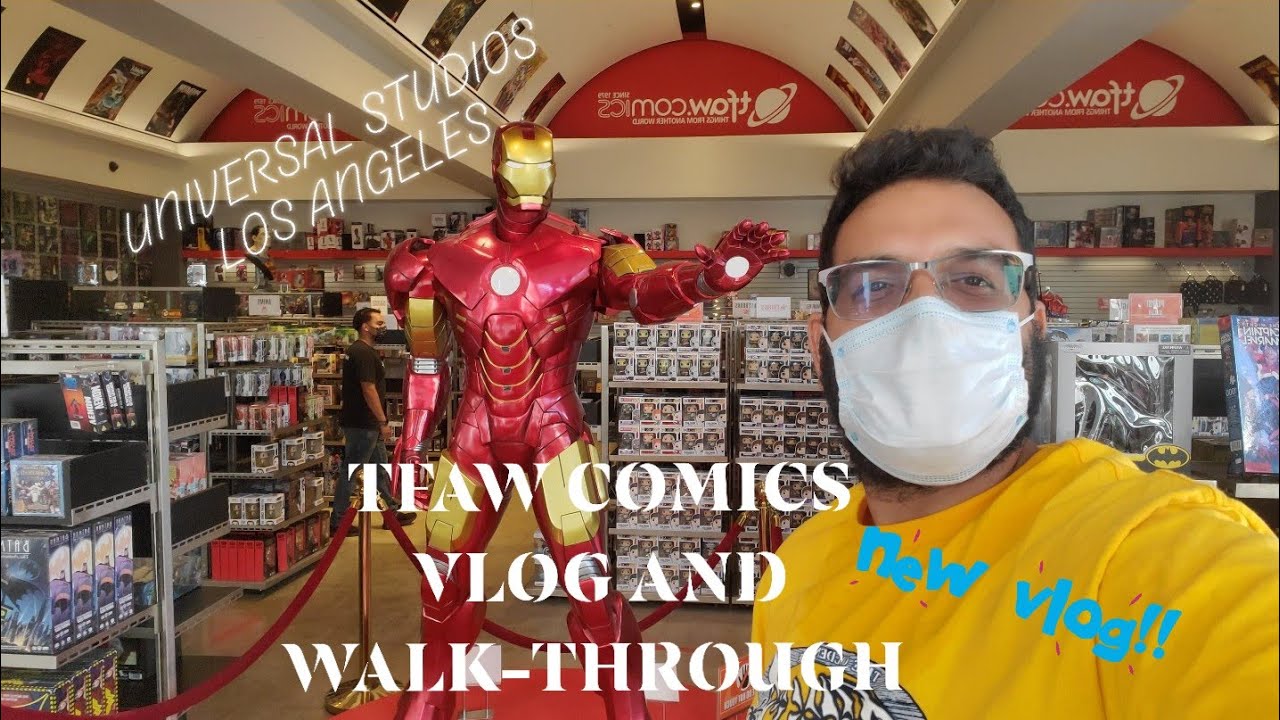 Things from Another World TFAW- Comic Store Tour - COMPLETE - Universal Studios Walk-through 2020