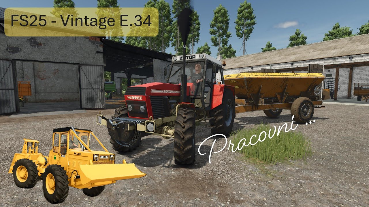 FS25 - pracovně vytížen..  //Polanki E34//Farming simulator 25
