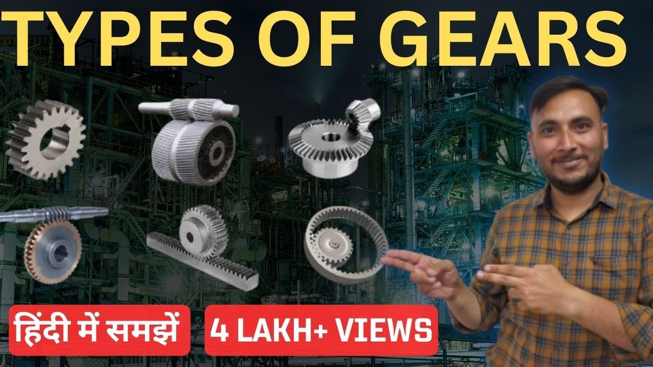 Types of Gears | Hindi | Gear types | What are types of gears