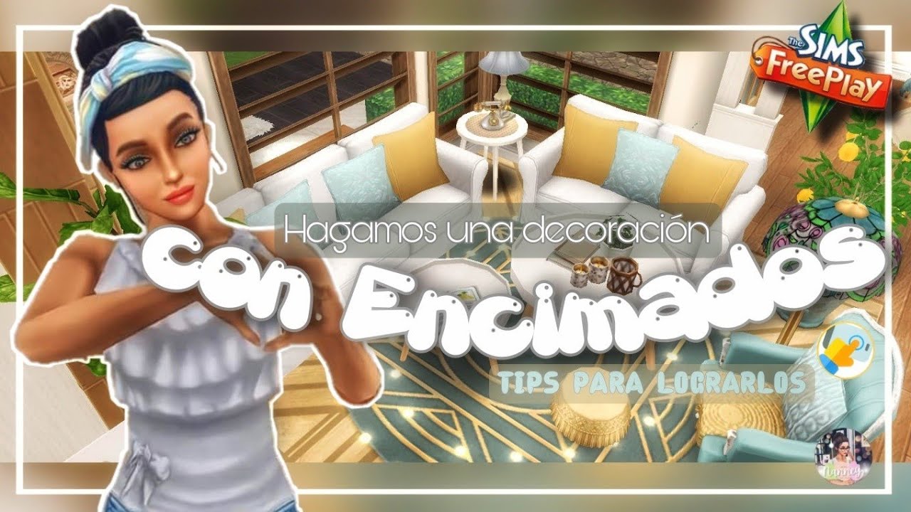 H&aacute;gamos una decoraci&oacute;n! 🌼💖&bull; Tips para hacer encimados 2022 🌿 | The Sims Freeplay 💚