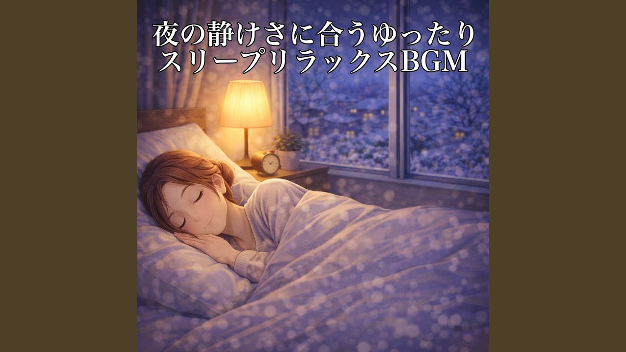 雪の夜にそっと眠りへ誘うピアノ